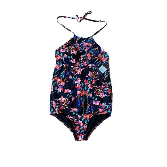 Sea Angel Maternity Size Small Multicolor Floral One Piece Swim Suit NWT - Picture 1 of 10